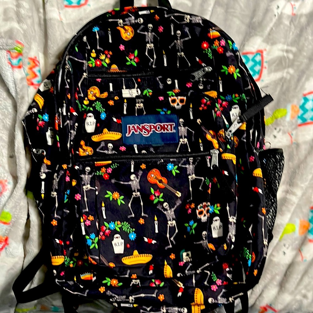 Jansport Day of the Dead Large Backpack